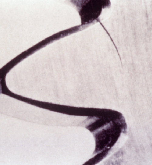 Root bending crack